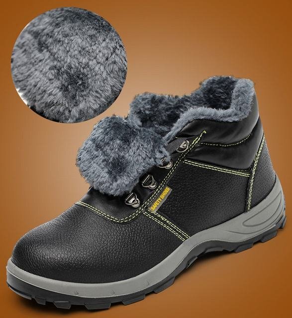 安全靴 鋼鉄先芯 釘踏み抜き防止 ワークブーツ セーフティーシューズ メンズ 裏起毛 スニーカー 幅広 耐油 防滑 本革 暖かい 防寒 23.0cm拍卖