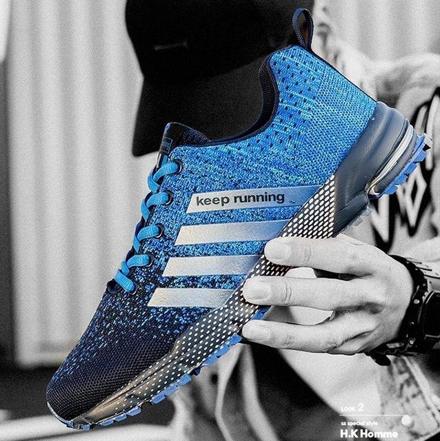 ウォーキングシューズ メンズ スニーカー 運動靴 ローカット 軽量 靴 シューズ ジョギング 屋外 四季兼用 ブルー 26cm拍卖