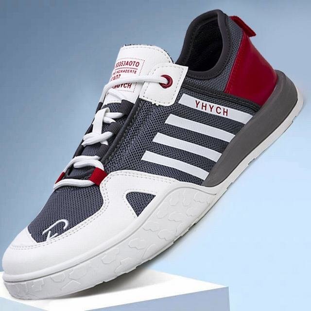 デッキシューズ スリッポン スニーカー メンズ メンズシューズ 紐靴 防滑ソール 屋外 ぺたんこ 軽量 春夏 ゆったり グレー25.5cm拍卖