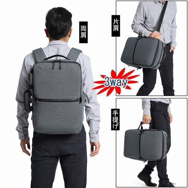 リュックバッグ バックパック メンズ レディース ビジネス リュック 大容量 3way スクエアリュック パソコンバッグ拍卖