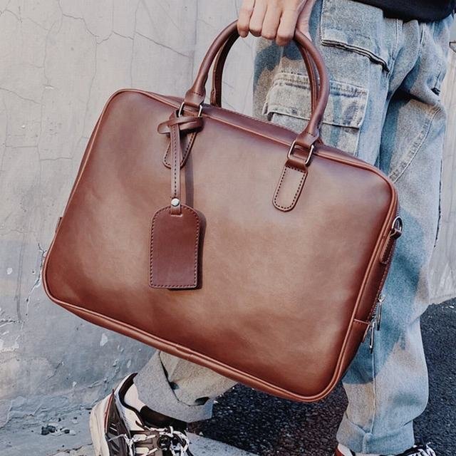ショルダーバッグ トートバッグ ダレスバッグ ブリーフケース 鞄 メンズ メンズバッグ pu革 手提げバッグ 多機能 通勤 通学拍卖