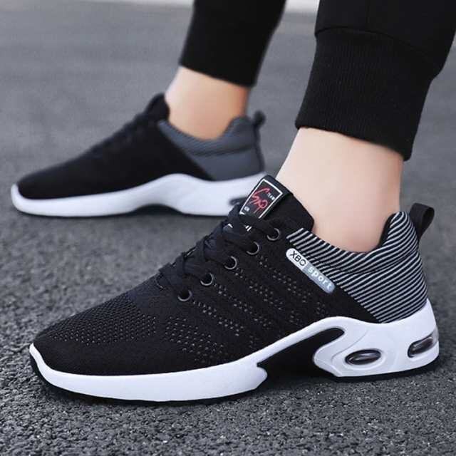 メンズ スニーカー トレッキングシューズ 防水 登山靴 メンズ 靴 シューズ ウォーキングシューズ アウトドア ブラック&ホワイト 25cm拍卖