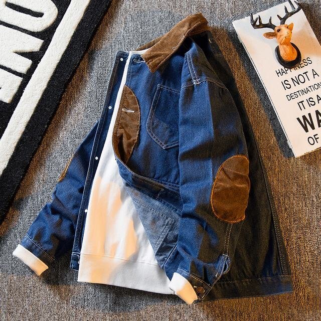 メンズGジャン デニムジャケットメンズ ジージャン 紳士服 おしゃれ カジュアル アウター ブルゾン 秋春服 おしゃれ ブルー 2XL拍卖