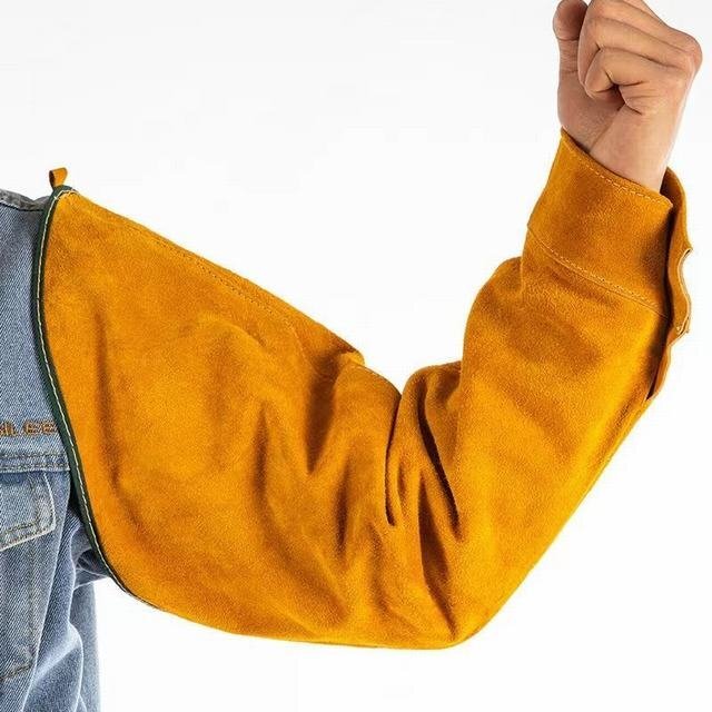 溶接スリーブ 溶接用アームカバー 腕カバー 耐熱 防炎 火の粉防止 保護スリーブ 溶接保護 断熱性 熱傷防止 難燃性 耐火 溶接 園芸1ペア拍卖