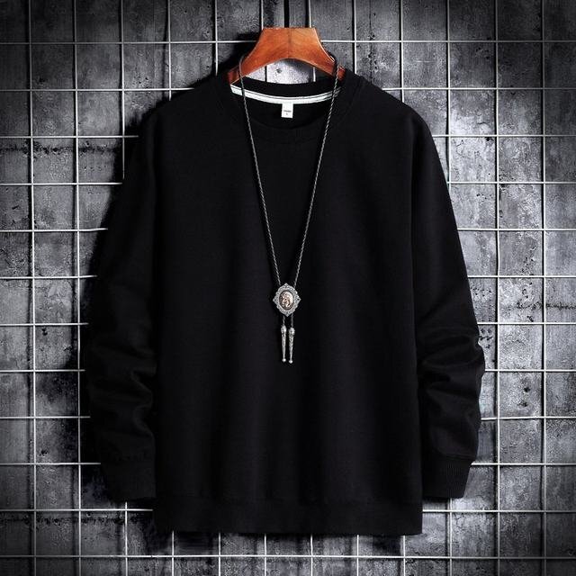 メンズトレーナー メンズ パーカー 長袖 ファッション トップス フィットネス 肌着 吸汗 通気性 無地 春秋用 セール mens ブラックL拍卖