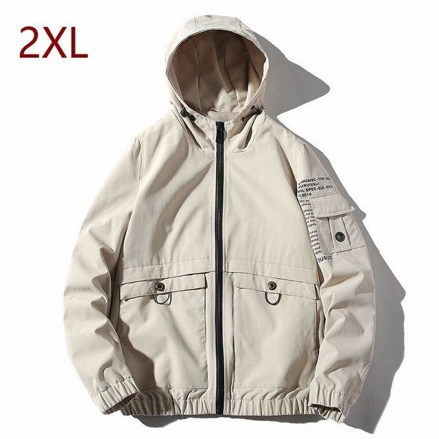 フライトジャケット メンズ おしゃれ 登山服 マウンテンジャケット トレイルランニング キルトコート 防風 通勤 春 秋 2XLサイズ 米色拍卖