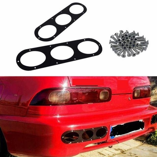 汎用品 リアバンパーダクト リアバンパーディフューザー アルミ バンパー拍卖