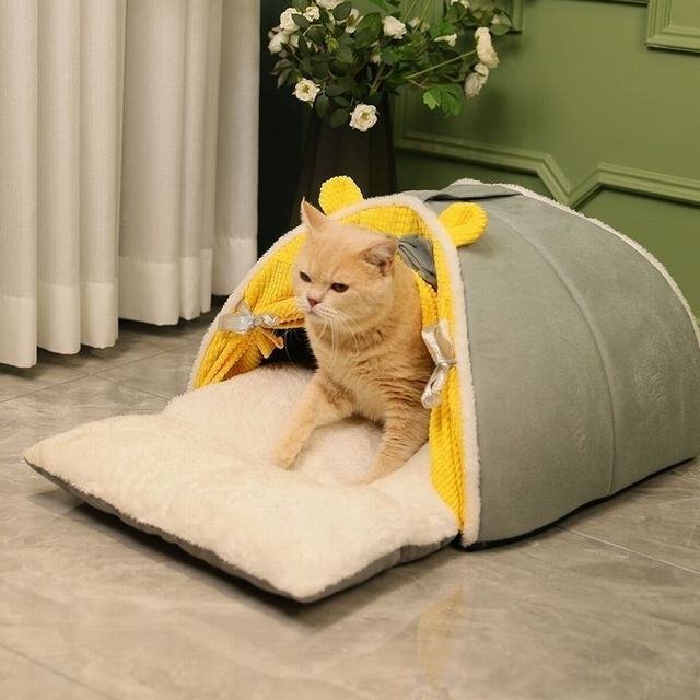 猫 犬 ベッド ペットハウス ペットベッド ふわふわ 暖か もこもこ キャット ペット用品 2WAY 柔らかい 小中型 秋冬 Lサイズ拍卖
