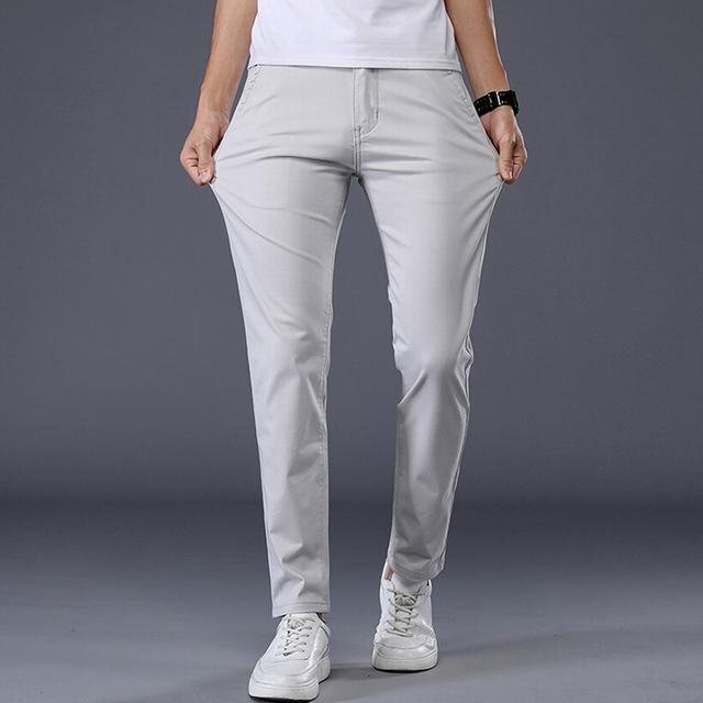 ゴルフウェア メンズ ストレッチ ゴルフパンツ パンツ 春秋 夏 通気 ズボン ロング カジュアル 男性用 紳士 グレー36拍卖