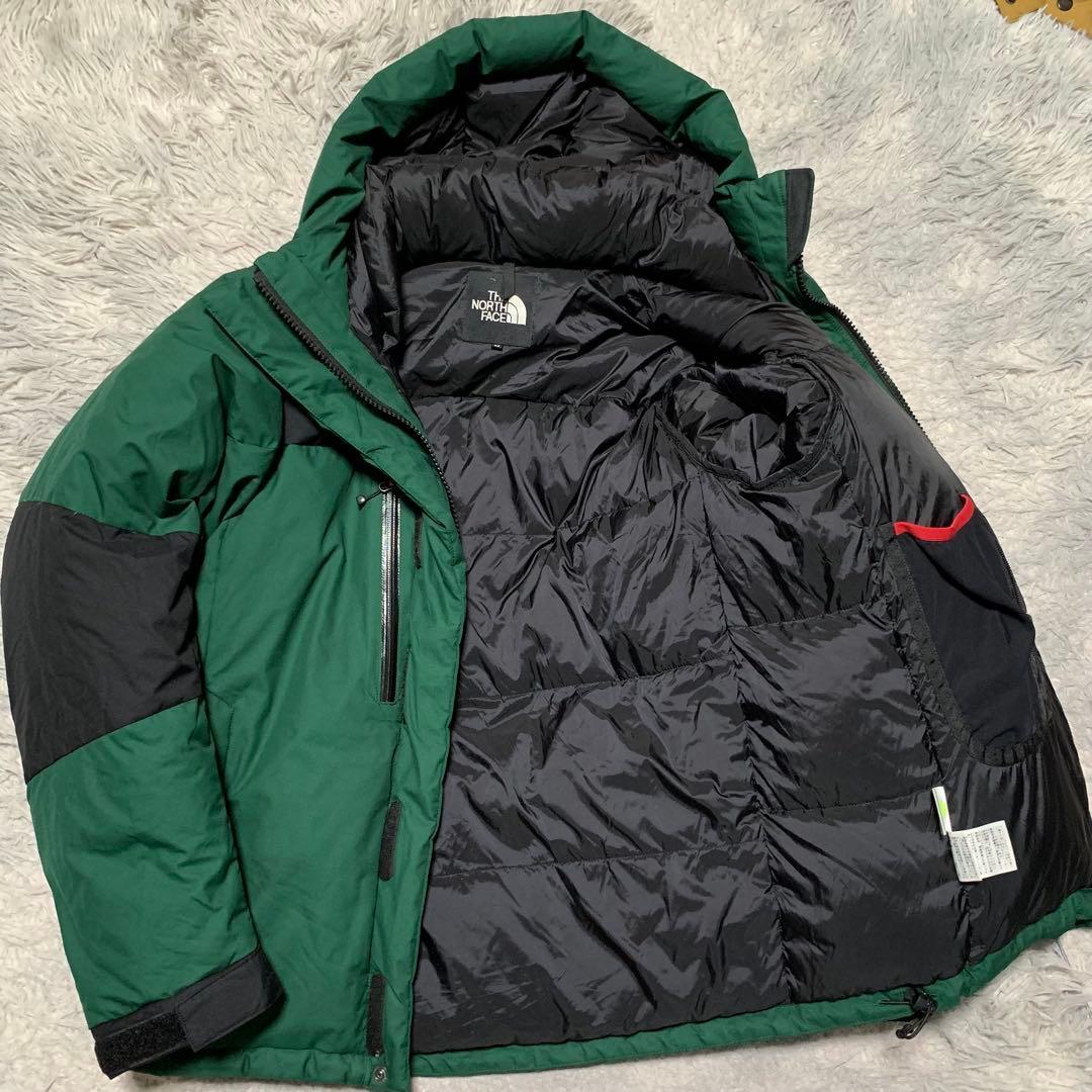 美品 ザノースフェイス THE NORTH FACE ダウンジャケット バルトロライト Baltro Light WINDSTOPPER 肉厚 極暖 防風 グリーン メンズ拍卖