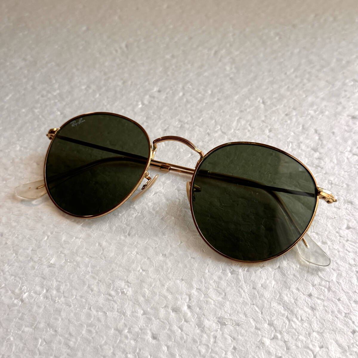 Ray-Ban Round Metal RB3447 001 50□21 GOLD Used拍卖