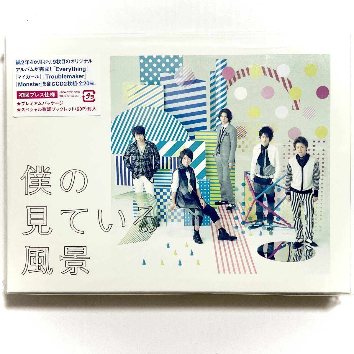 未開封 ※シミ汚れあり 嵐 僕の見ている風景 初回プレス仕様/2CD M317 拍卖