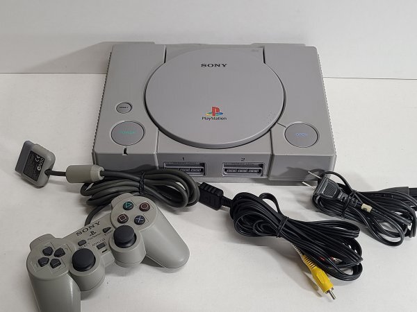☆ PS1 ☆ プレイステーション SCPH-9000 動作品 本体 コントローラー アダプター 付属 SONY プレステ PlayStation B66拍卖