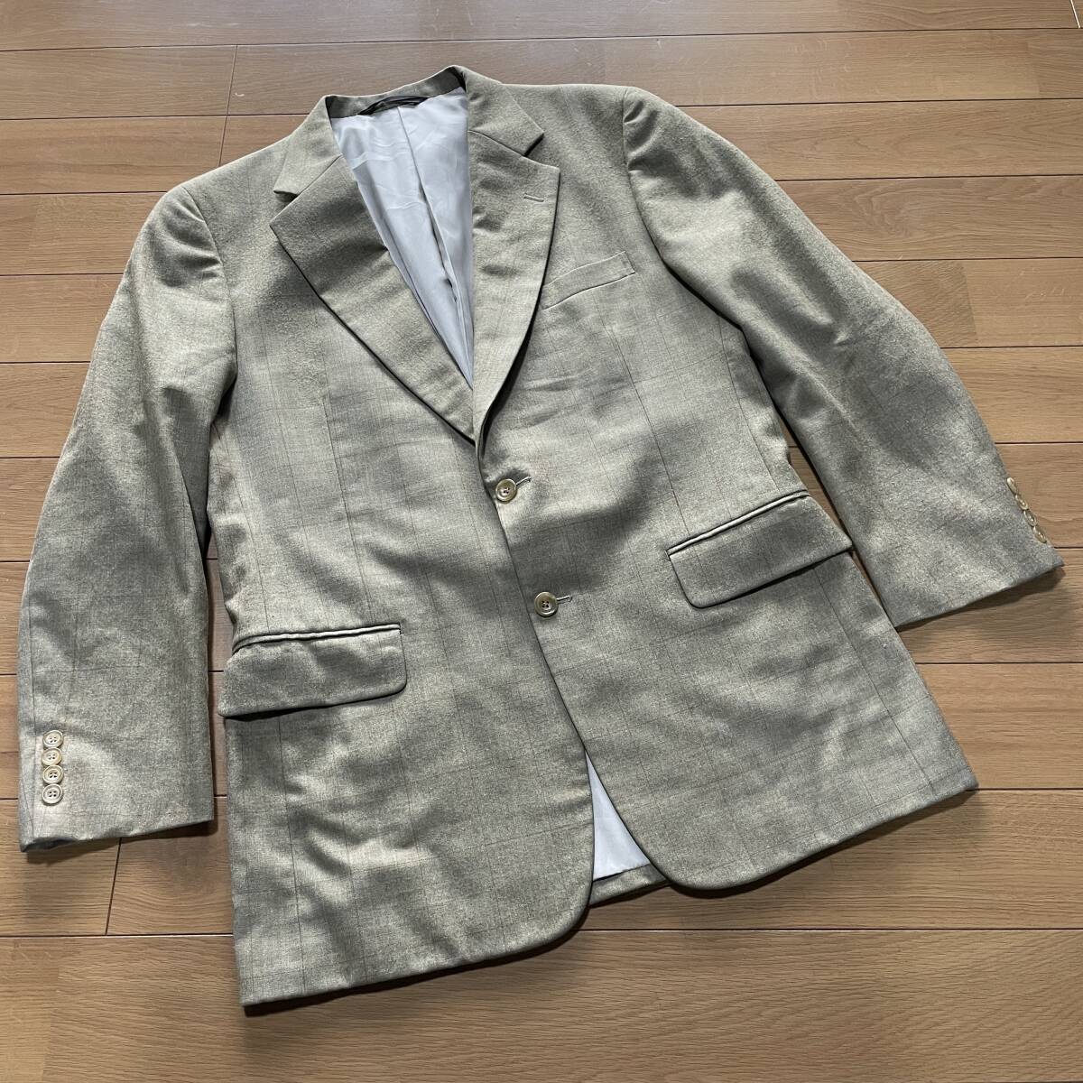 A-16 ポールスチュアート(三陽商会) サイズ 98-86-185A8! チェック ウール(100%)テーラードJKT拍卖