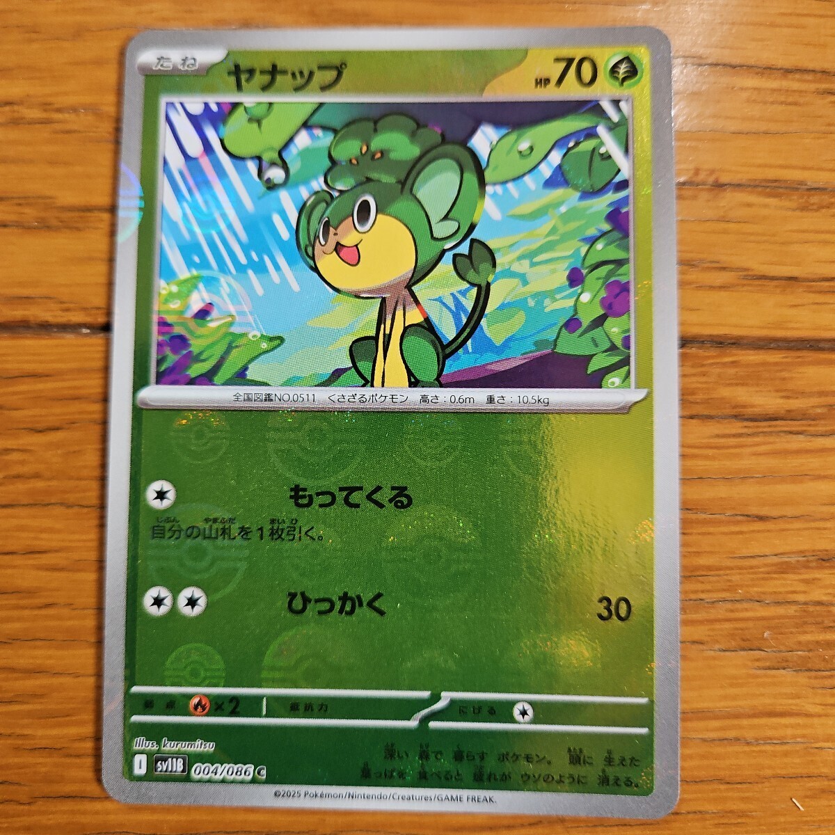 ポケカ 『ヤナップ』モンスターボール拍卖