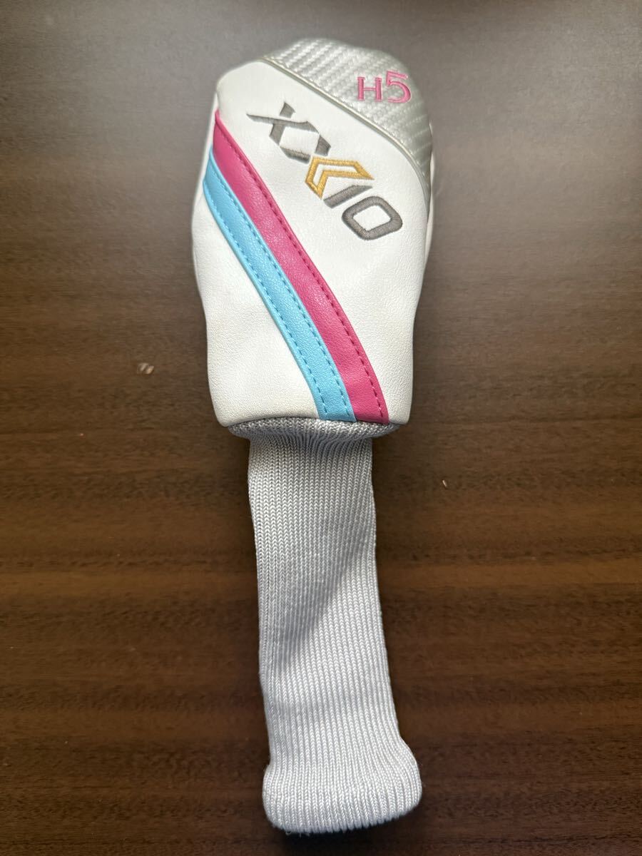 【状態良好】ダンロップ XXIO12 ゼクシオ12 レディース ユーティリティ用 ヘッドカバー H5拍卖