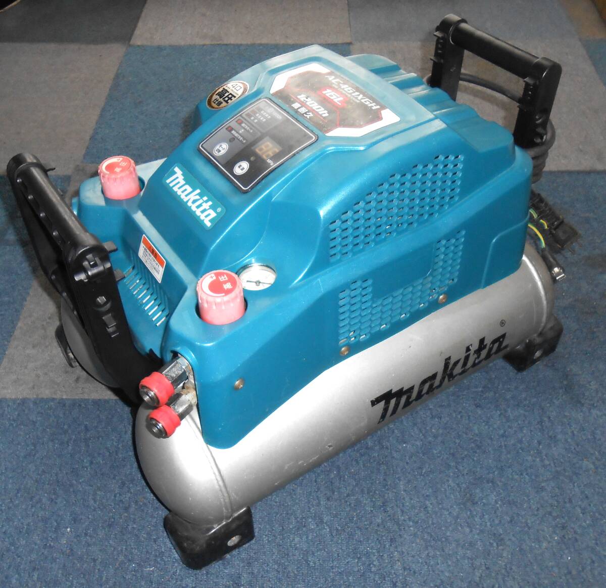 Pro用 マキタ AC461XGH エアコンプレッサー 高圧/高圧 満タン停止早い 大型タンク16L プロに最適 程度良好拍卖