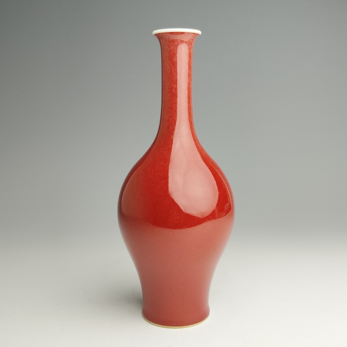 唐物 辰砂瓶 大清康煕年製 款 中国美術 古玩 B7-70拍卖