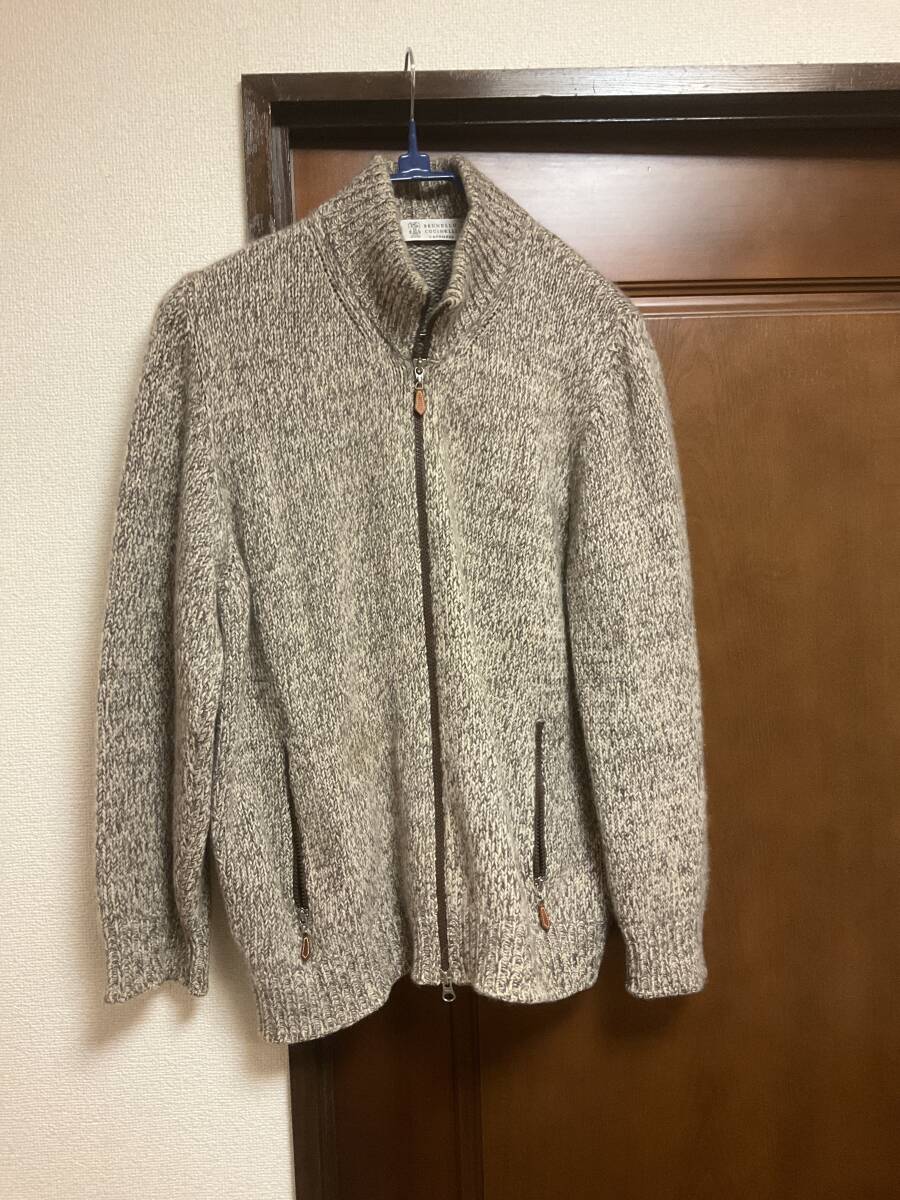 BRUNELLO CUCINELLI ブルネロクチネリ カシミヤ ニット L ? イタリア製拍卖