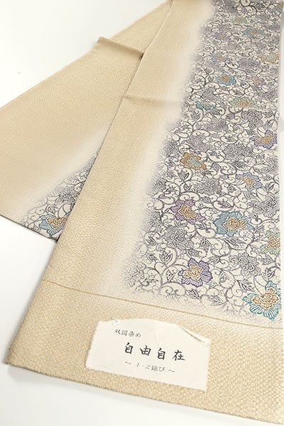 和遊館 OFK2384 西陣織 双図 染め 袋帯 自由自在拍卖