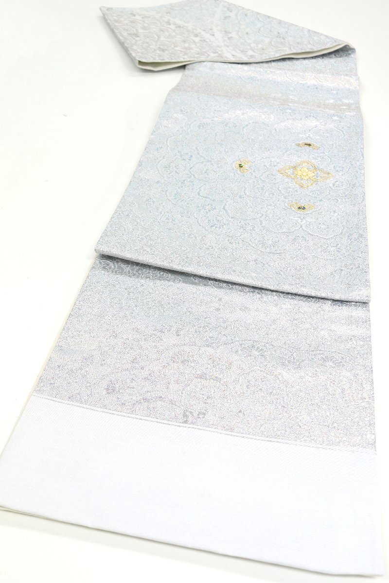 和遊館 OFK2340 西陣 華翔苑 藤本仁 螺鈿 袋帯 華文拍卖