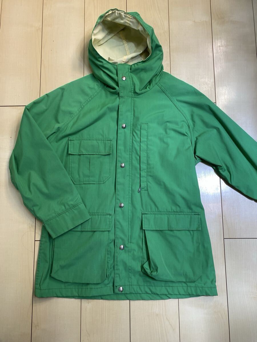 【売り切り】美品 70s Woolrich ウールリッチ マウンテンパーカー ライトグリーン 貴重レアサイズ 検)シエラデザイン拍卖