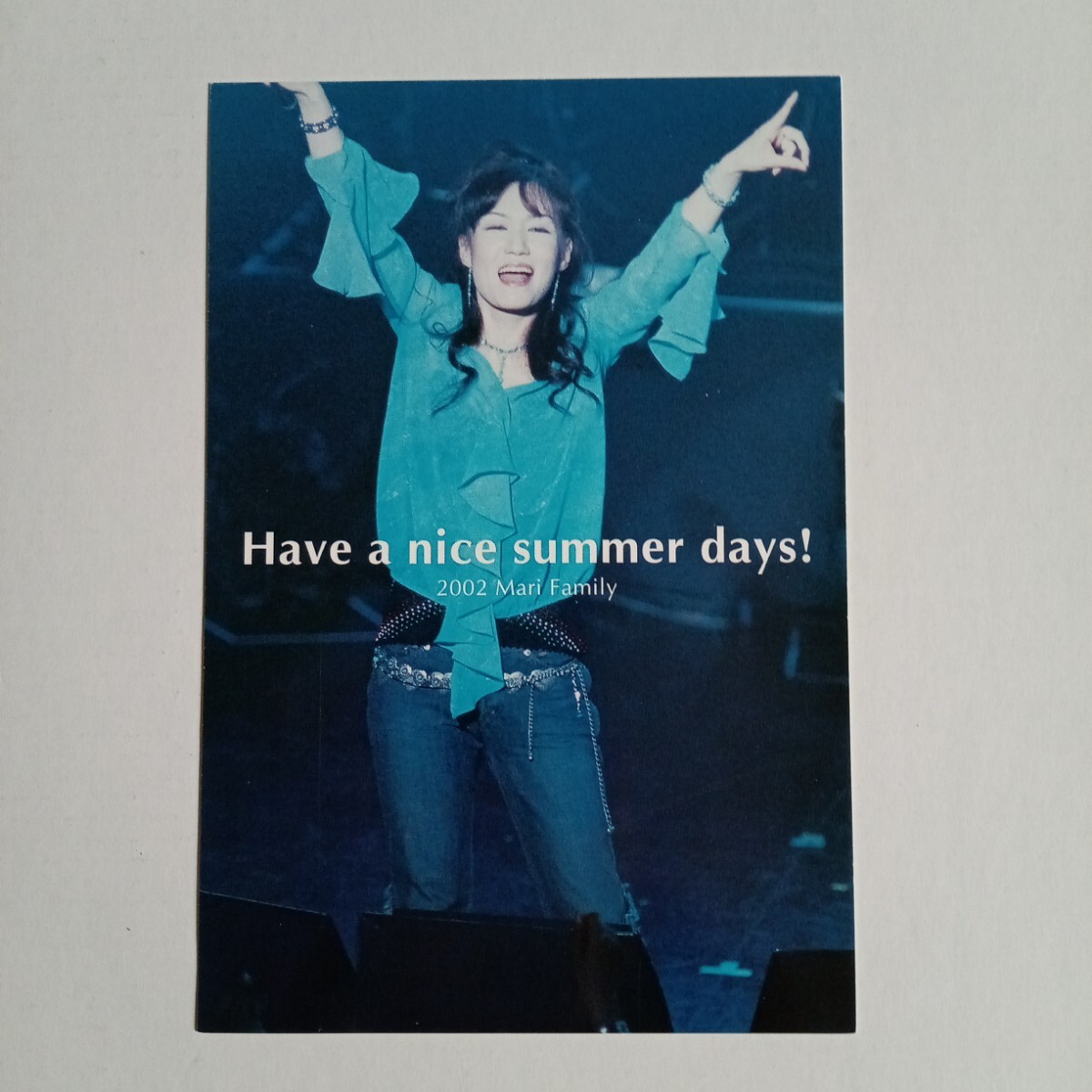 浜田麻里 FC限定 2002年 サマーカード ポストカード Have a nice summer days!拍卖