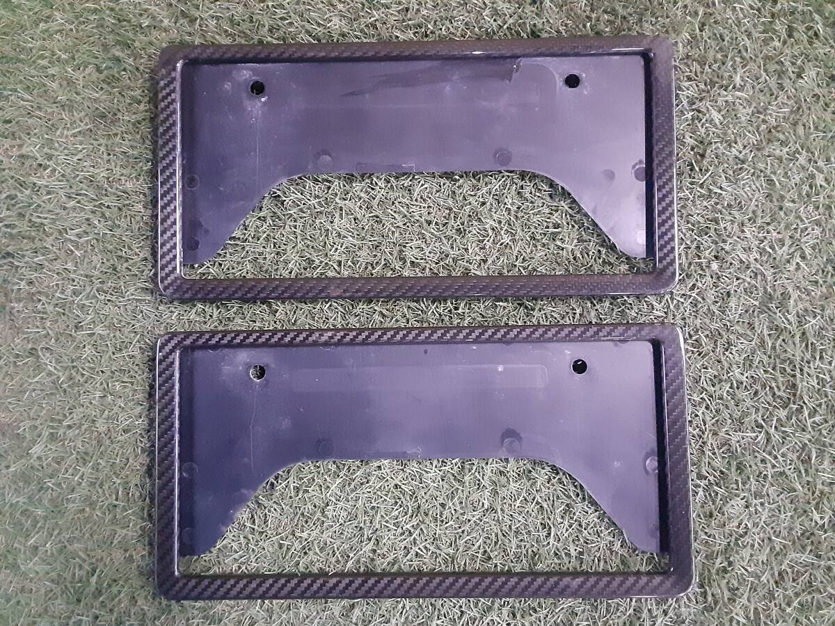 TRD トヨタ 純正 オプション カーボン ナンバー ライセンス プレート フレーム カバー パネル拍卖