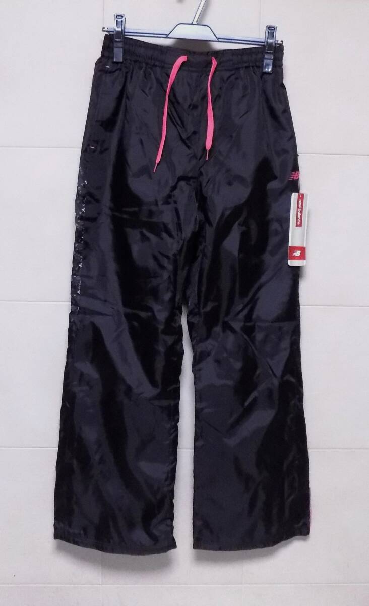 未使用タグ付き ニューバランス 裏がフリース 黒ロングパンツ LL (管C)拍卖
