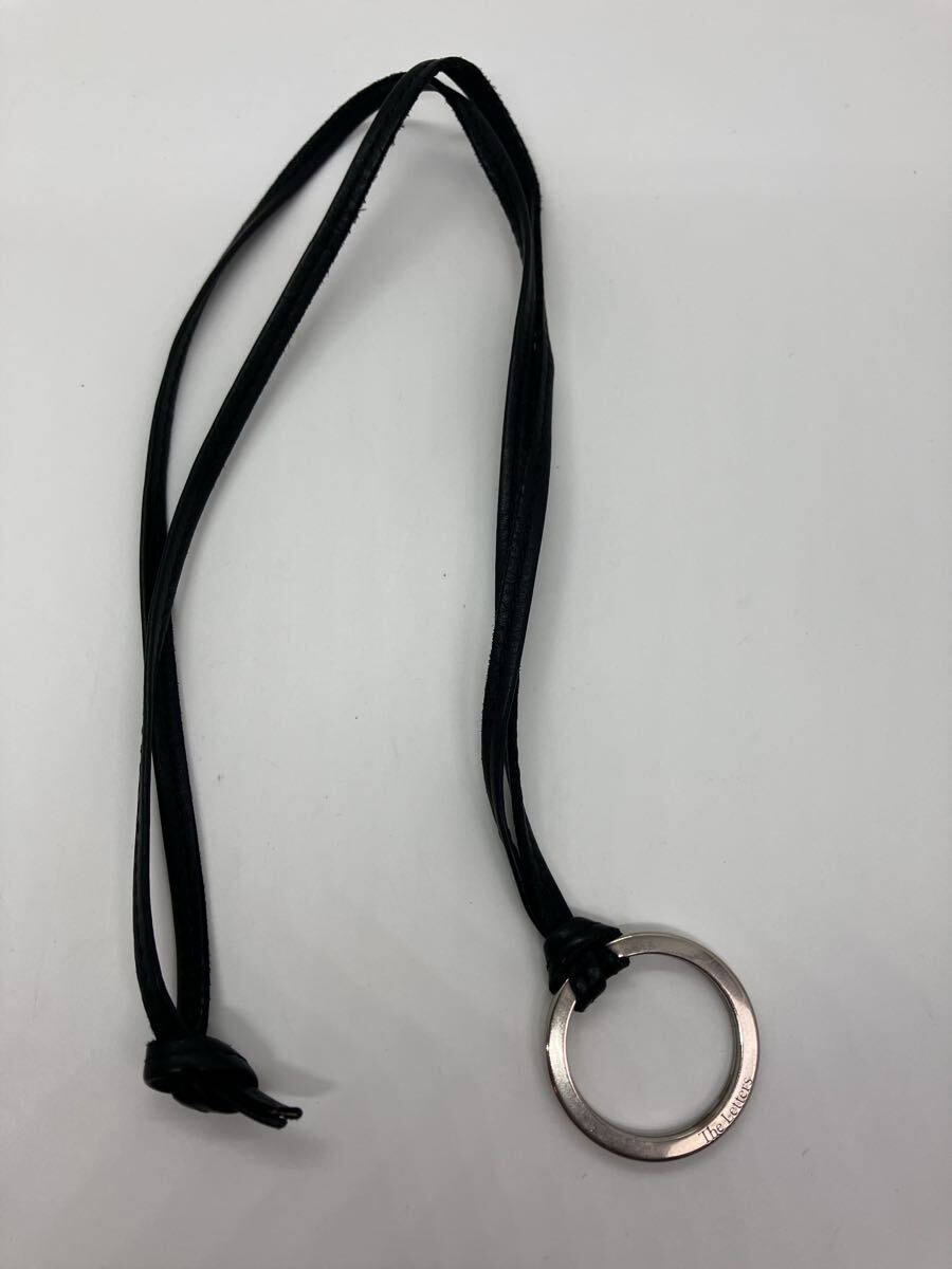 The Letters ザレターズ キーリング レザー キーホルダー ネックストラップ拍卖