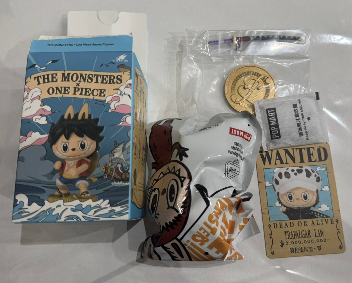 POPMART LABUBU ラブブ ワンピース トラファルガー・ロー 正規品 中袋未開封新品 ONE PIECE ポップマート 拍卖