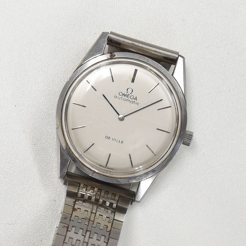 1円 可動品 腕時計 オメガ OMEGA デビル デヴィル 機械式 自動巻 メンズ 同梱不可拍卖