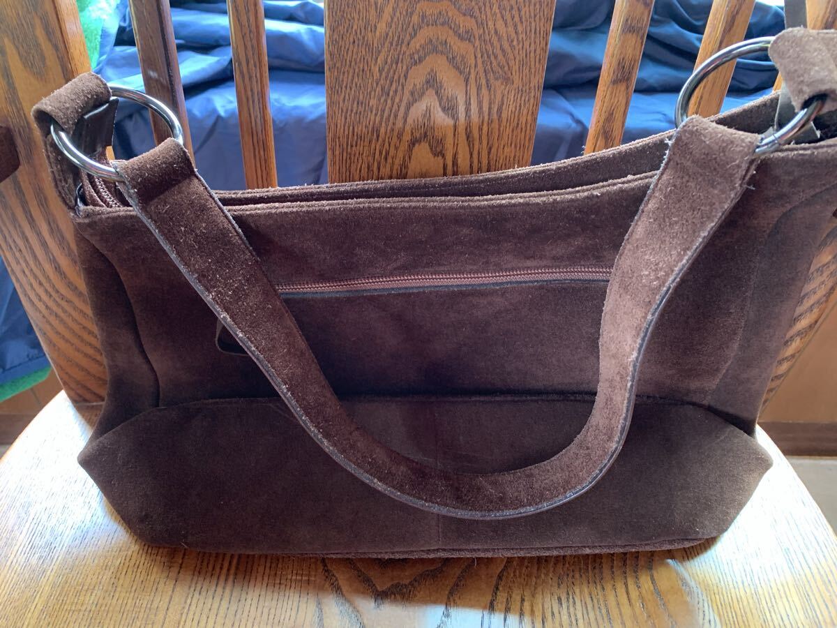 送料無料 MISSONI  ミッソーニ  革  レザー スウェード メッセンジャー ショルダーバッグ  拍卖