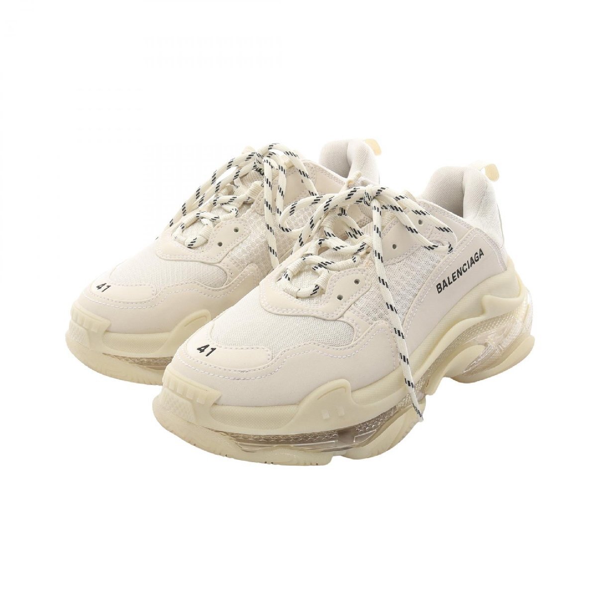 バレンシアガ Triple S トリプルS ブランドオフ BALENCIAGA レザー スニーカー 中古 メンズ拍卖
