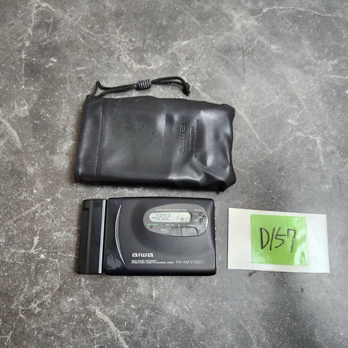 ★D157 aiwa アイワ JX828 ステレオラジオカセットレコーダー ポータブルカセットプレーヤー 中古品 現状品 ★拍卖