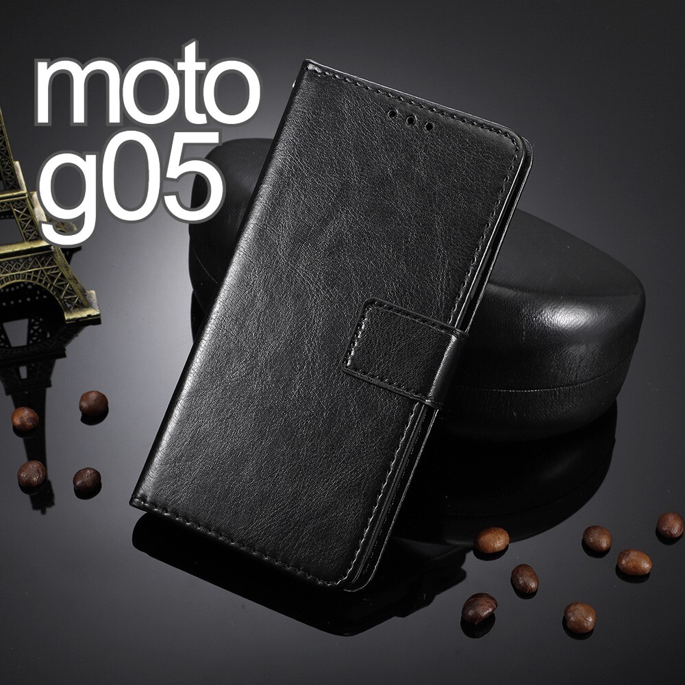 moto g05 手帳型 ブラック スマホケース(ゆうパケ)拍卖
