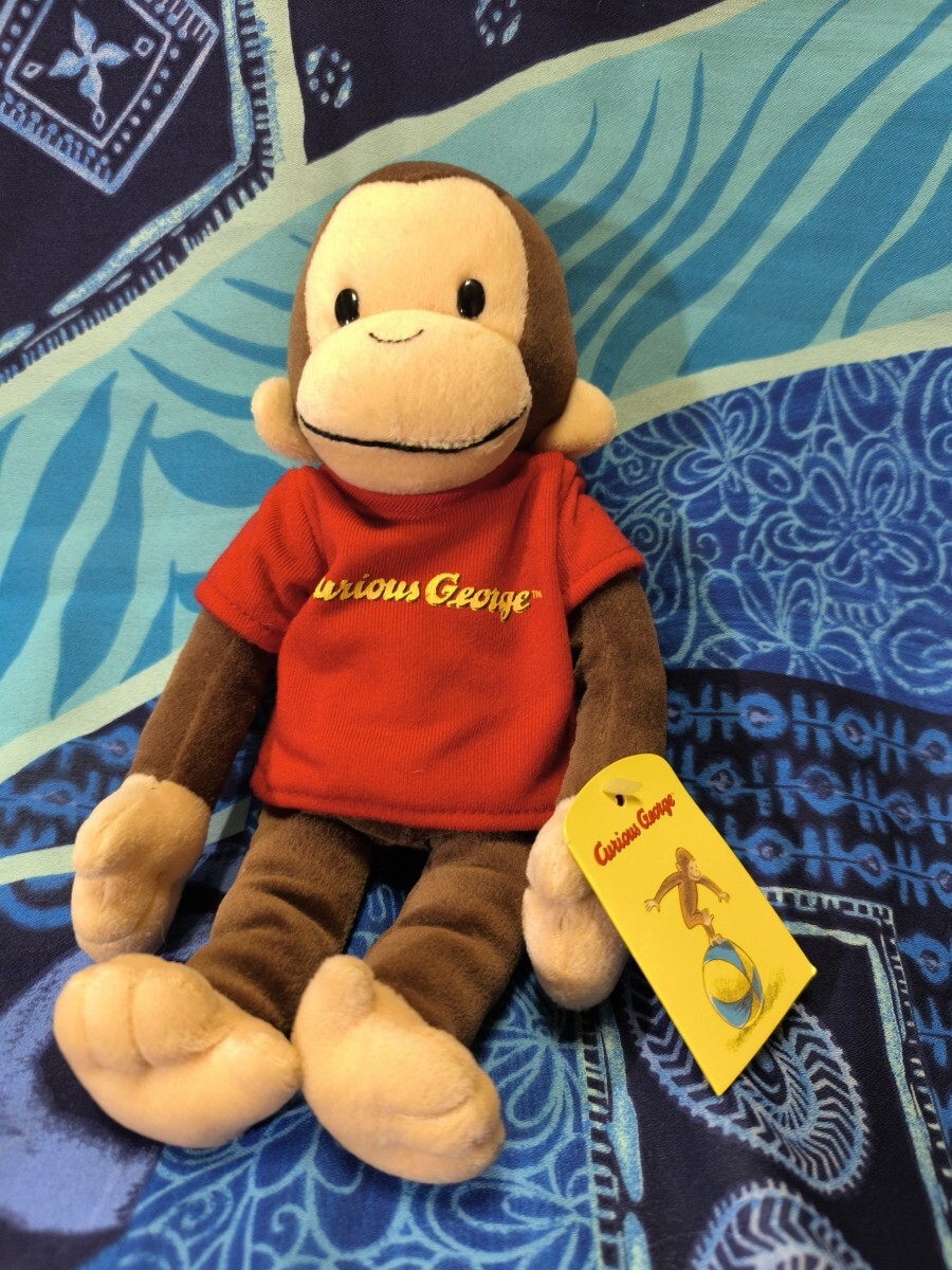 おさるのジョージ USJ製 2001 ぬいぐるみ Curious George 25cm レトロ拍卖