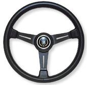 新品未使用 NARDI ナルディ SMOOTH LEATHER ブラックレザー&ブラックスポーク N150 380mm 正規品 ステアリング 20251111 J拍卖