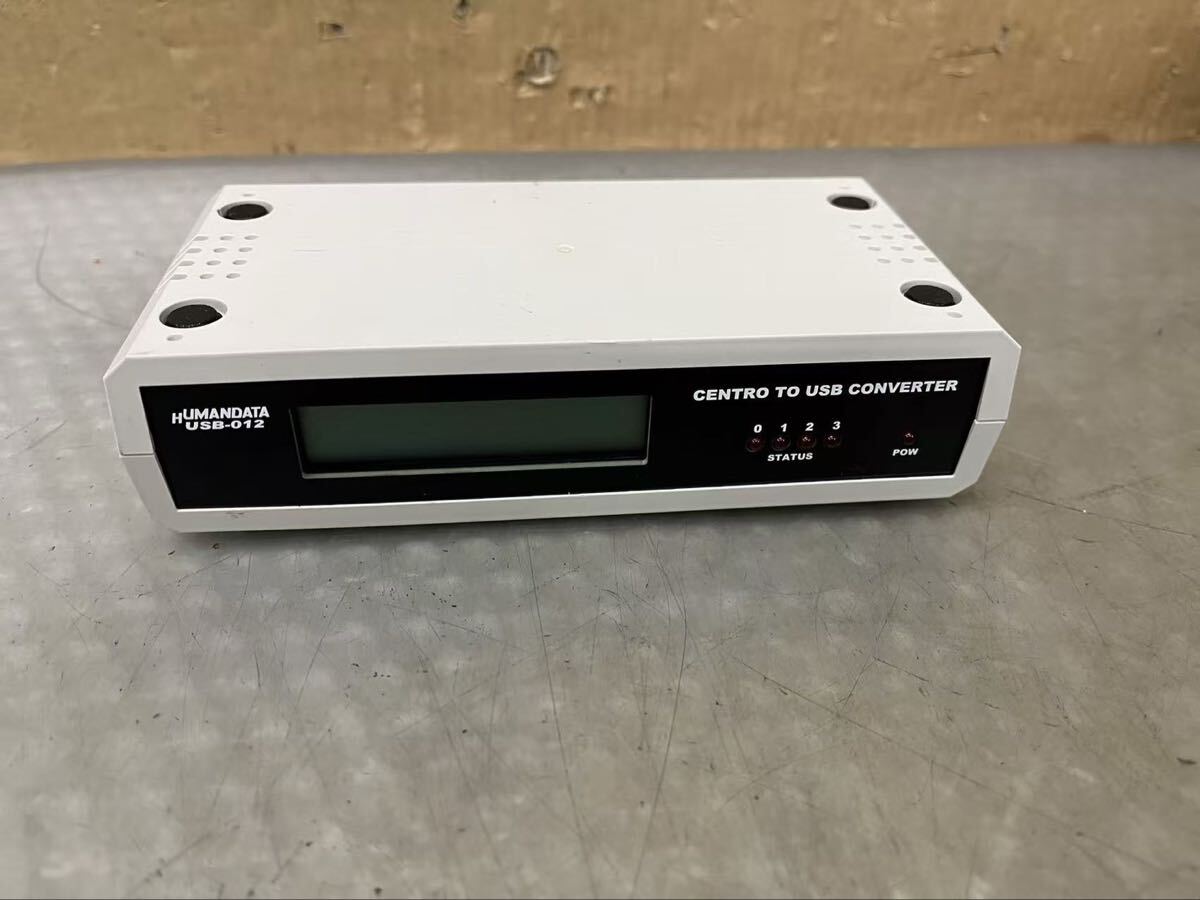 セントロ入力 USB プリンタ変換器 USB-012 HuMANDATA 通電OK,その他動作未確認 アダプター無し 本体のみ,中古現状品(60s)拍卖