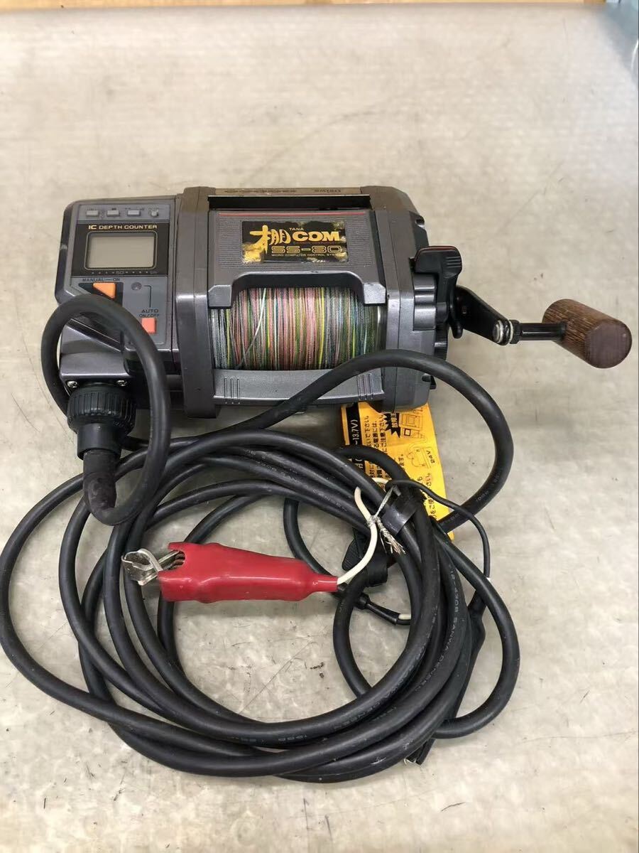 Daiwa 棚TANA COM SS-80,電動リール キズ汚れあり 動作簡単確認済み 中古現状品(80s)拍卖
