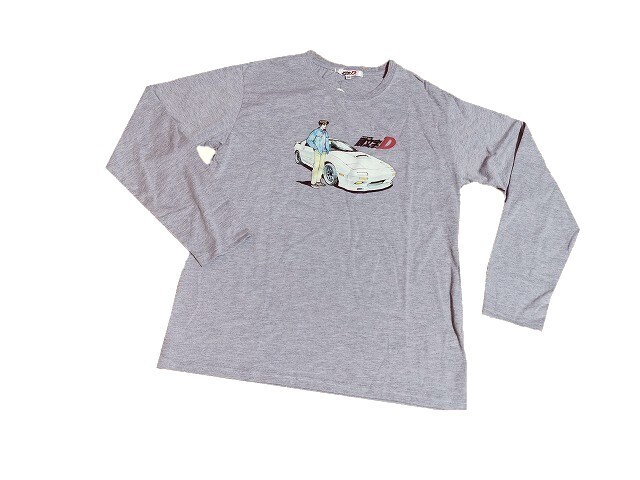 【新品】頭文字D 高橋涼介 Tシャツ 長袖【L】◆FC RX7 mazda 長T 長袖Tシャツ イニシャルD Initial D MFゴースト MF GHOST しげの秀一拍卖