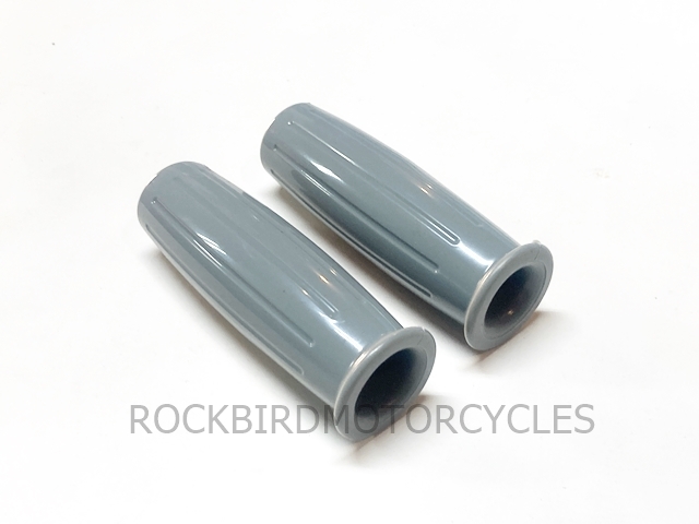 英国オールドAMAL336スタイル グリップ 7/8インチ 色グレー OLD-SCHOOL カフェレーサー拍卖