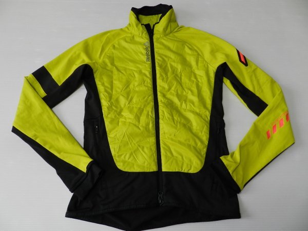 レディース!■リーボック製!【V3!★マスタードイエロー系!■PLAY WARM!ストレッチ素材!】スポーツ・ジャケット!/Mサイズ拍卖
