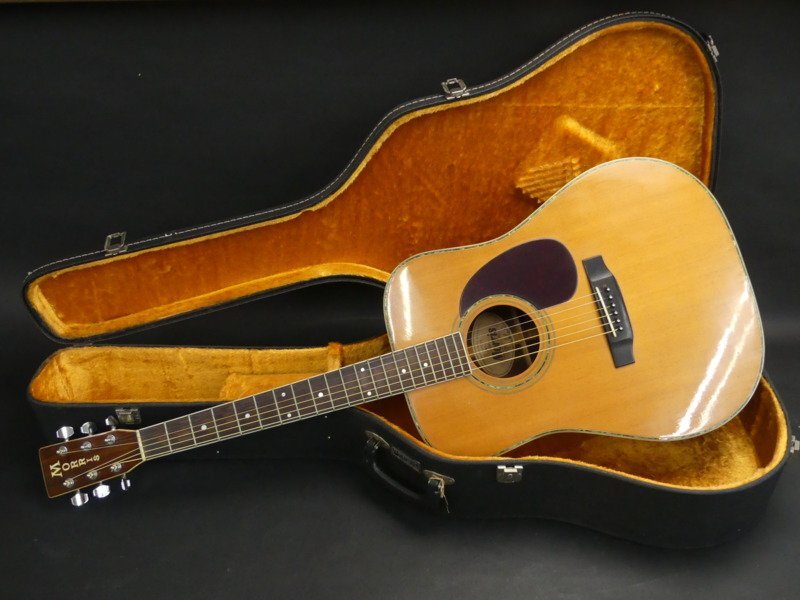 x768 Morris モーリス アコースティック ギター アコギ W-35 ハードケース付 ビンテージ拍卖