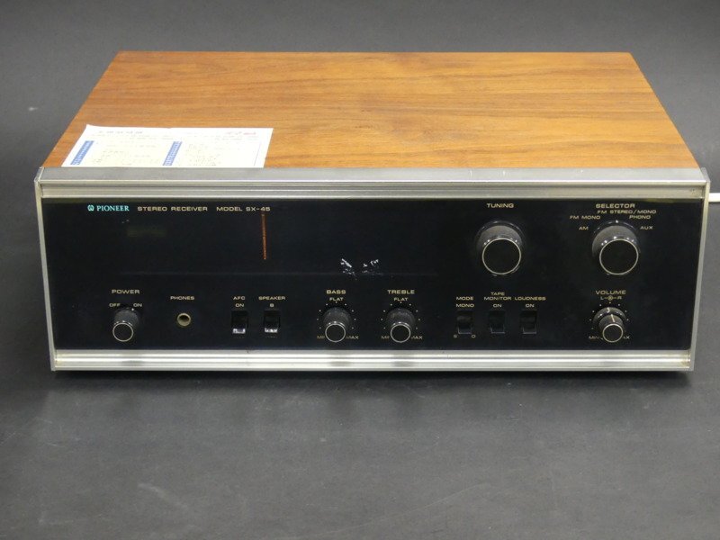 x759 パイオニア ソリッドステート ステレオ アンプ プリアンプ SX-45 レシーバー オーディオ ジャンク拍卖