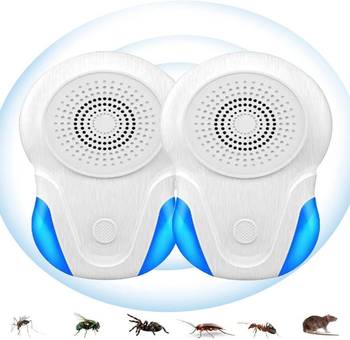 超音波 害虫駆除器 【2025 最新改良型】 強力ネズミ 駆除器 害虫対策器 虫拍卖