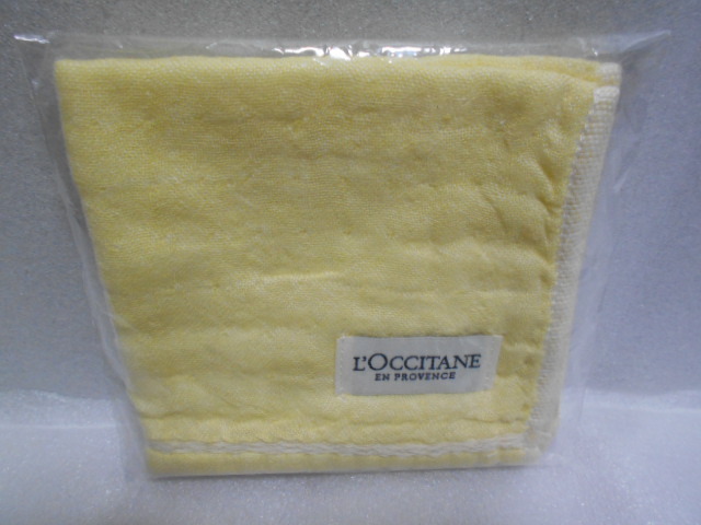 ロクシタン マシュマロワッフルガーゼ ハンドタオル 1枚 約25×25㎝拍卖