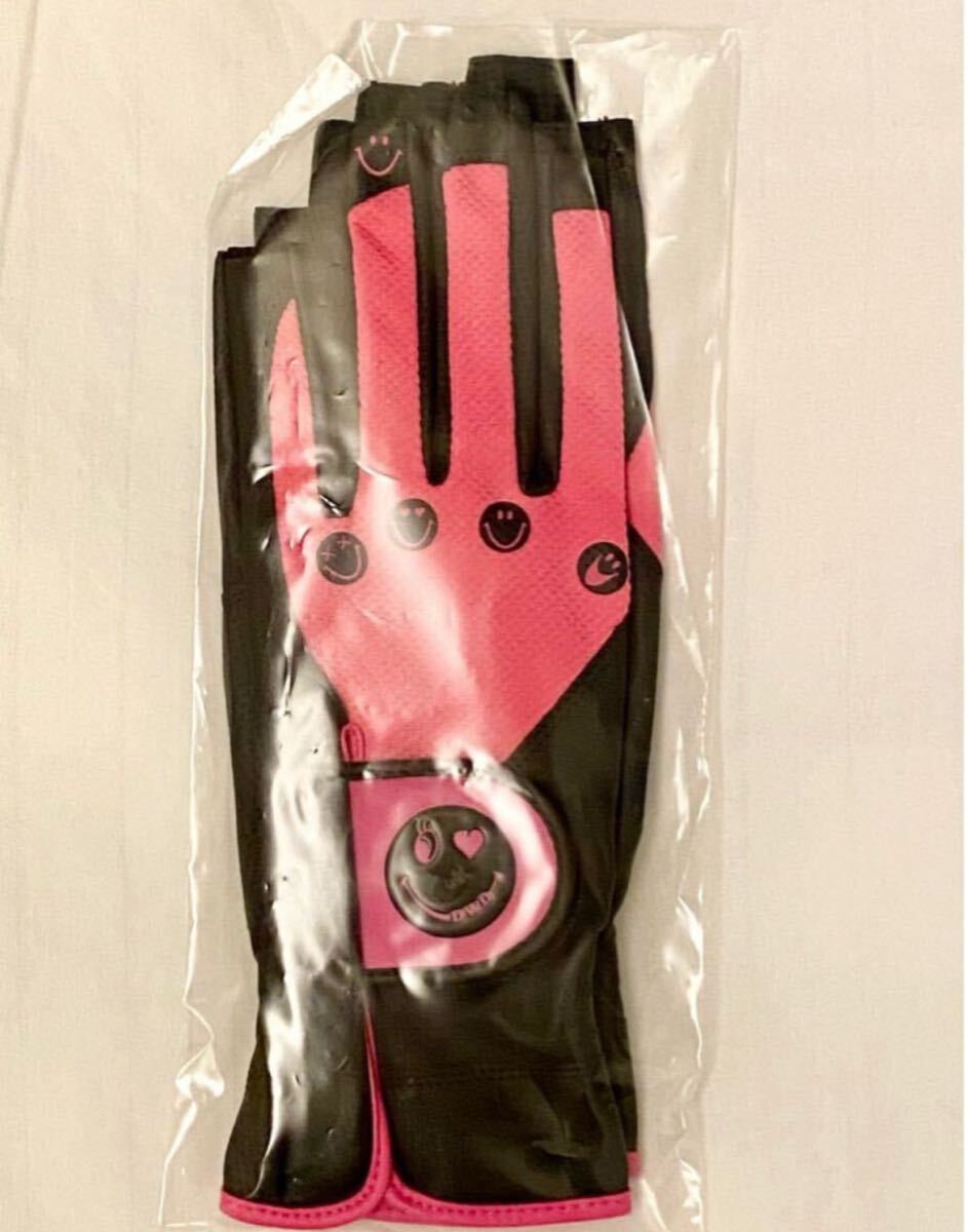 未使用 Dance With Dragon 両手グローブ ゴルフグローブ サイズ19 ネイルグローブ 指出しグローブダンスウィズドラゴン GOLF ゴルフグッズ拍卖