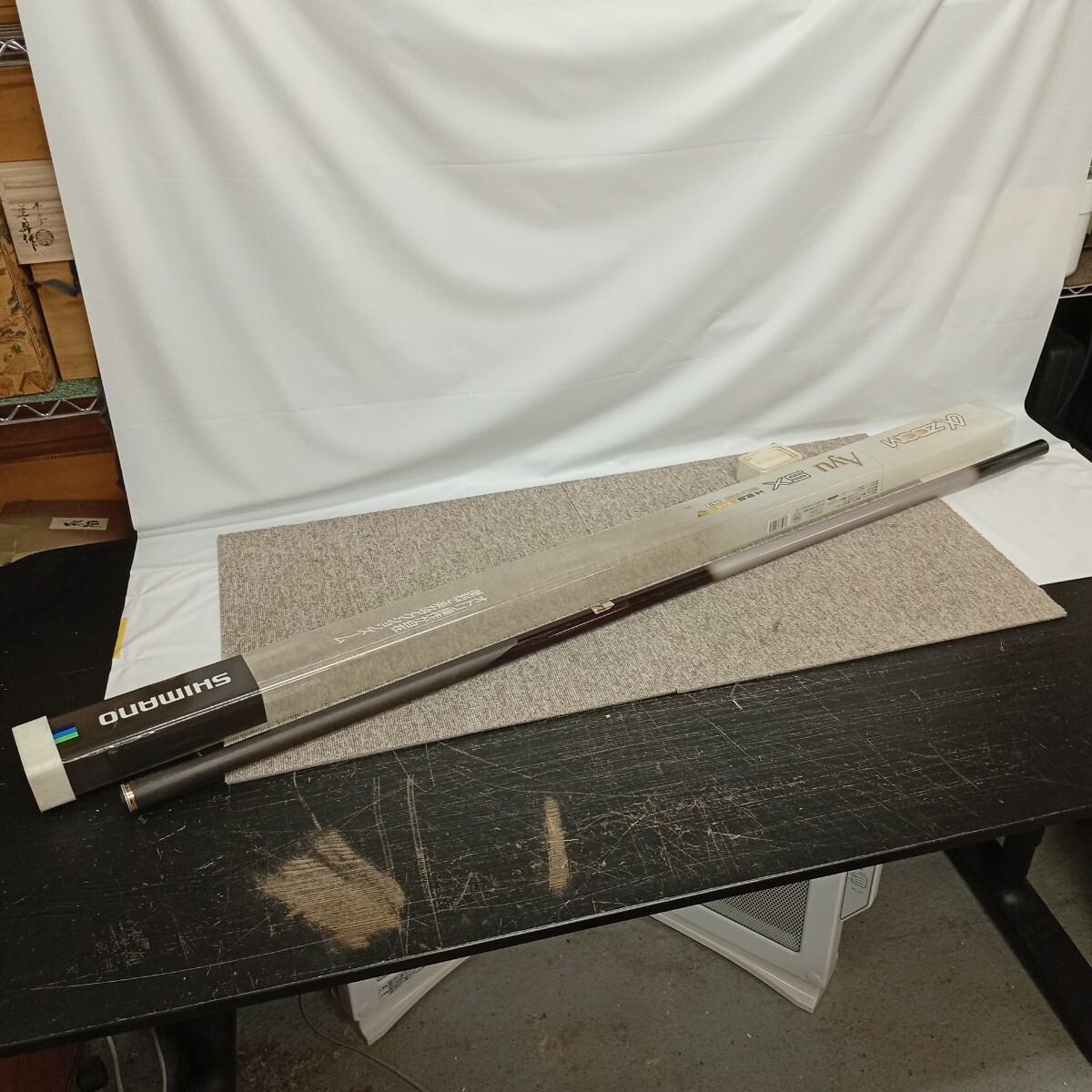 usB-820 SHIMANO シマノ 釣具 ロッド AYU αZOOM H2.5 90-95 GⅡ 鮎 渓流 現状品拍卖