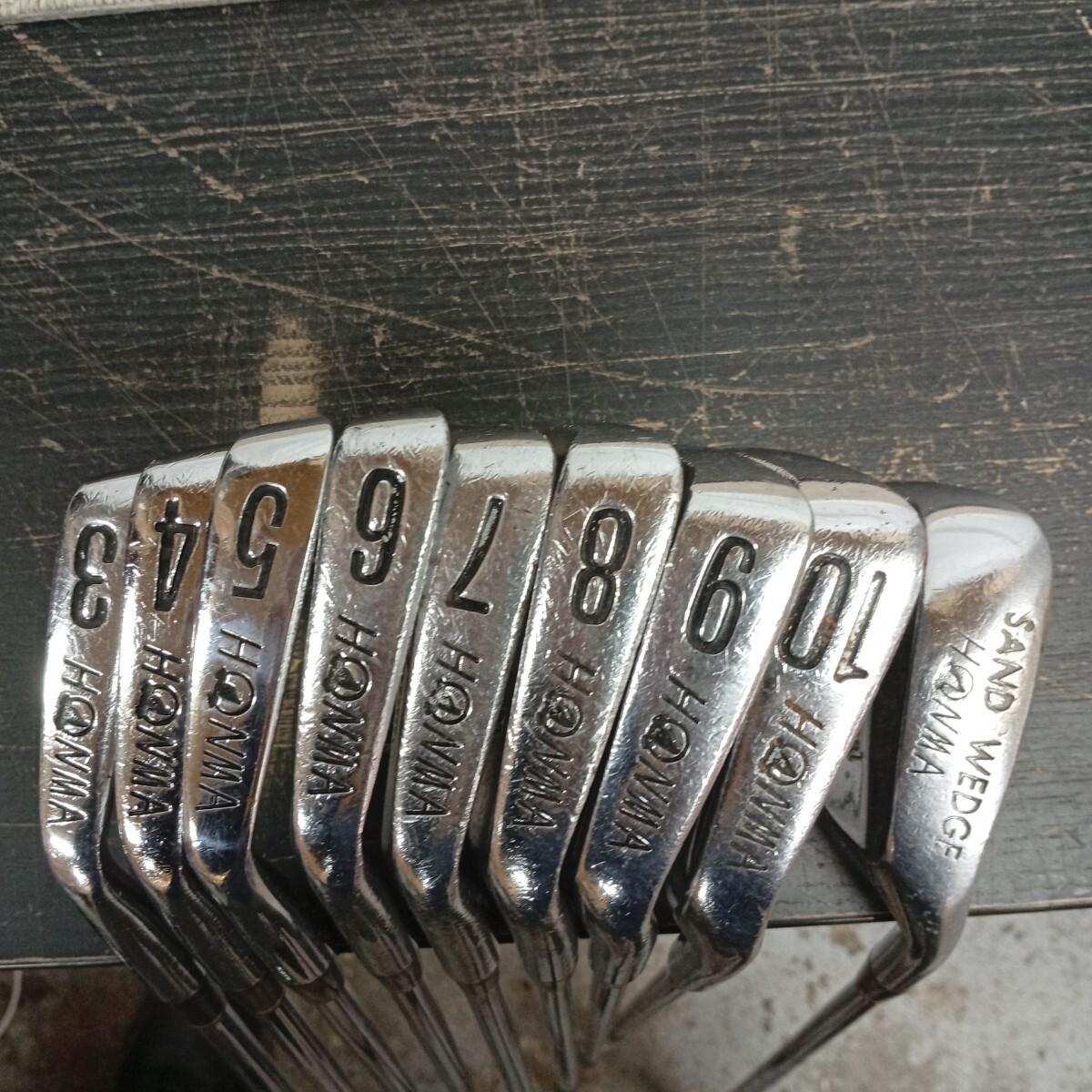 usB-843 HONMA プロフェッショナル アイアン サンドウェッジ セット品 FE-800 FE-4000 現状品 保管品拍卖